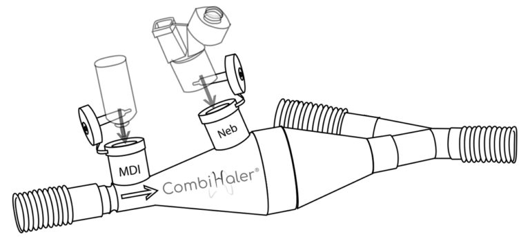 Illustration CombiHaler® solo - MDI NEB