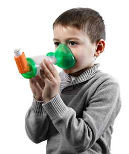 La chambre d'inhalation TipsHaler® et le masque pédiatrique OrHal®