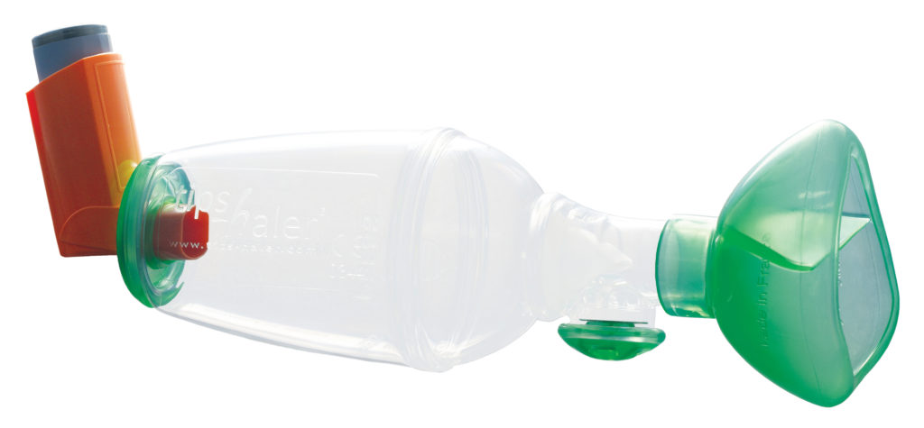 Chambre d'inhalation TipsHaler® - Déposition Pulmonaire des Médicaments