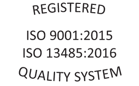 Logo Registered Iso 13485 & 9001 certification optimhal